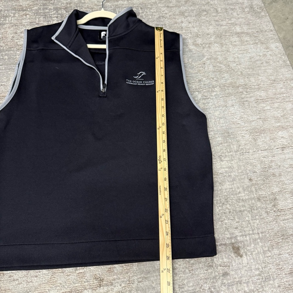 FootJoy Black Quarter-Zip Sweater Vest The Ocean Course Hammock Beach Resort - Picture 8 of 8